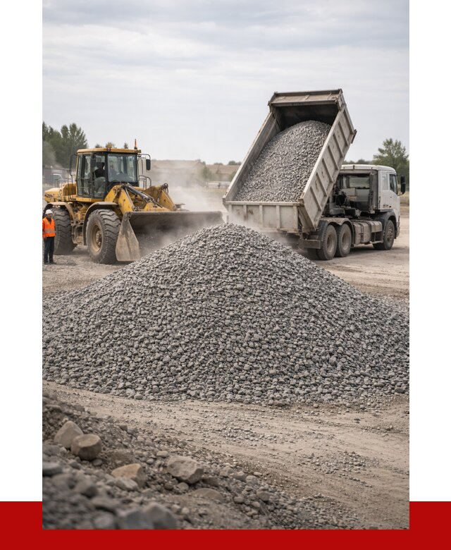 Купить щебень с доставкой в Алексине от 2747 руб. | ПРОНЕРУДЛкс