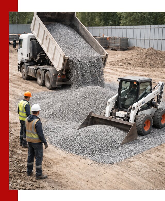 Доставка и продажа гранитного щебня фракции 0-5 в Алексине