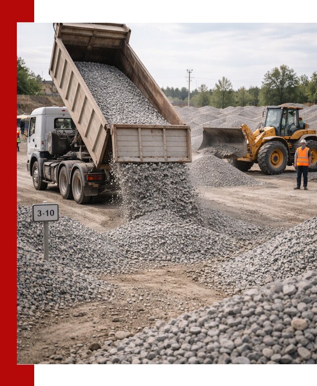 Гранитный щебень фракции 3–10: доставка и продажа в Алексине