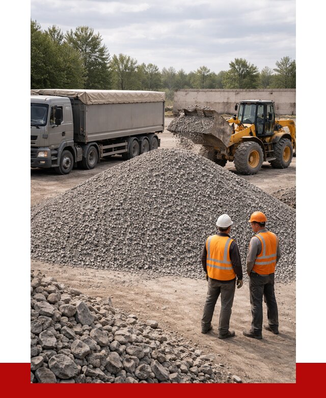 Гранитный щебень фракция 5-20 в Алексине от 4615 руб | ПРОНЕРУДЛкс