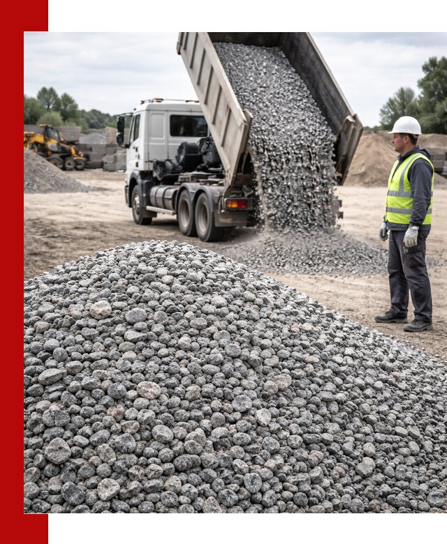 Доставка и продажа гранитного щебня фракции 5-20 в Алексине