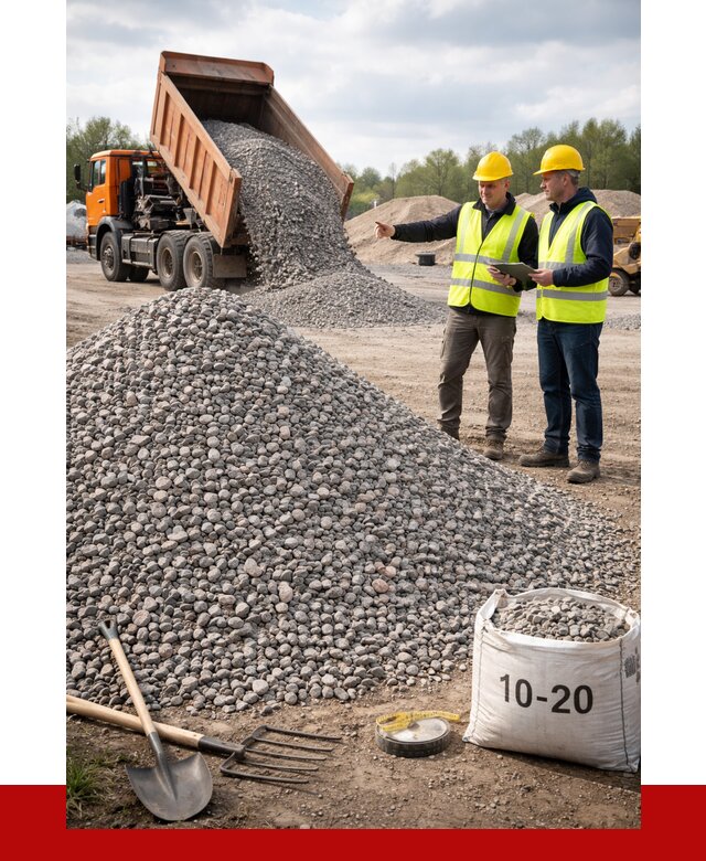 Гранитный щебень фракция 10-20 в Алексине от 4615 руб.|ПРОНЕРУДЛкс