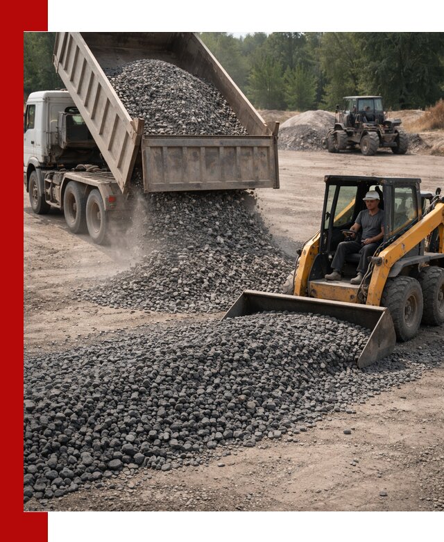 Гранитный щебень фракция 40-70 с доставкой в Алексине