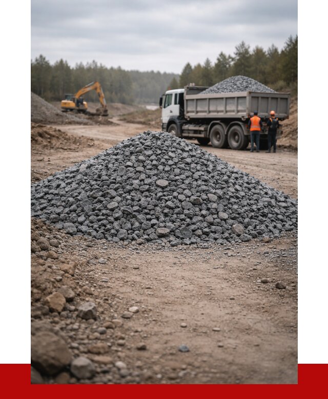 Щебень габбро диабаз фракция 40-70 в Алексине от 2417 р-ПРОНЕРУДЛкс