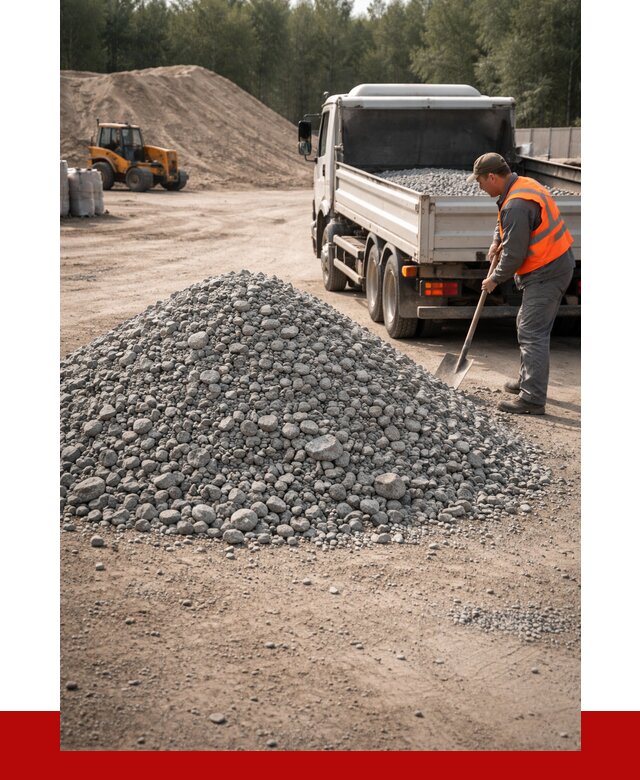 Гравийный щебень фракция 5-10 в Алексине от 2417 р. | ПРОНЕРУДЛкс