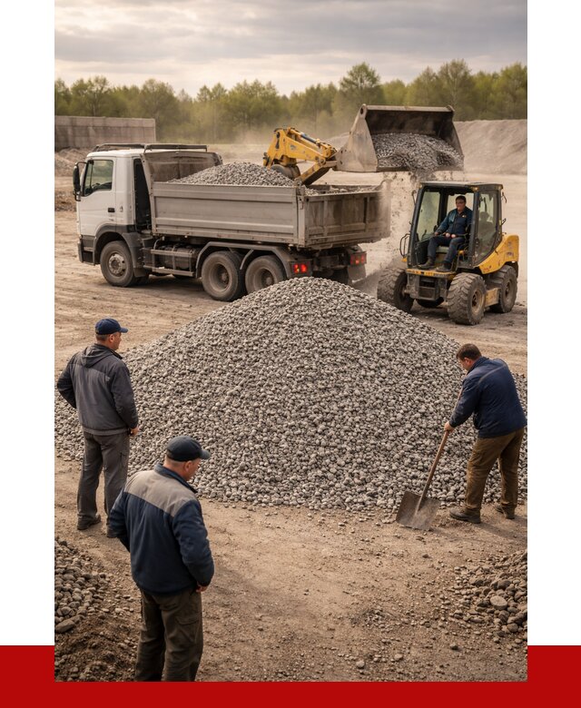 Гравийный щебень фракция 5-20 в Алексине от 2637 р. ПРОНЕРУДЛкс