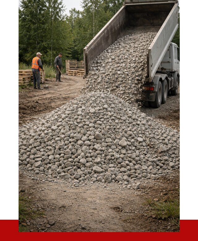 гравийный щебень фракция 70-120 в Алексине от 2692 р. ПРОНЕРУДЛкс