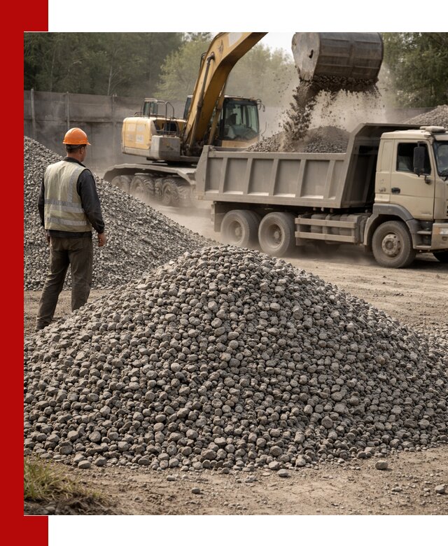 Шлаковый щебень фракция 5-20 с доставкой в Алексине