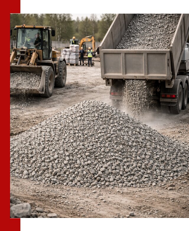 Вторичный щебень фракции 5-20 в Алексине — доставка и продажа крупнотоннажно