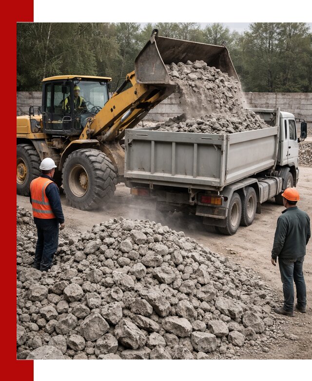 Вторичный щебень фракция 70–150 в Алексине с доставкой