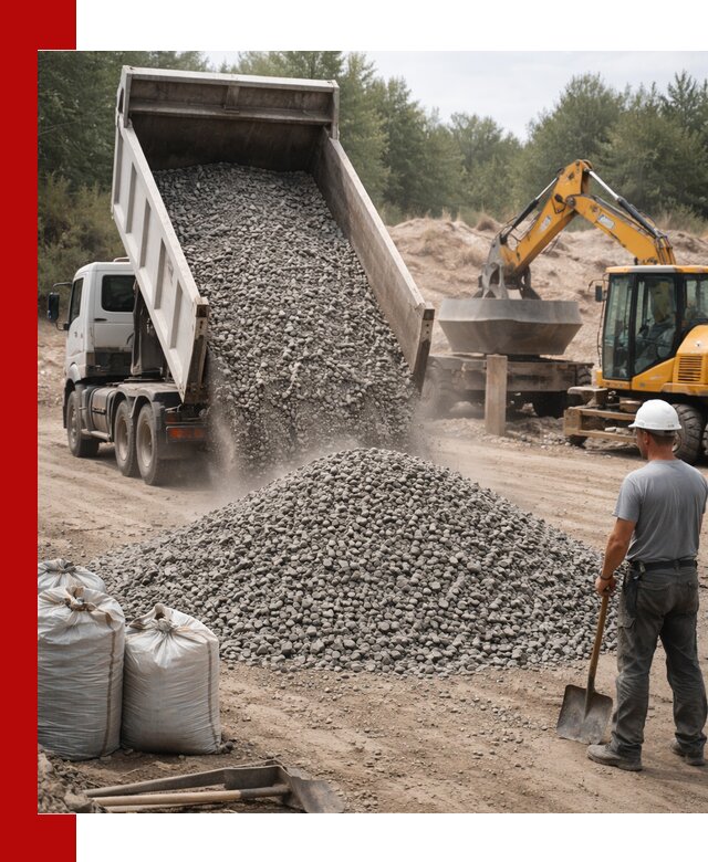 Доставка и продажа бетонного щебня в Алексине