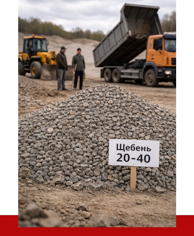 Бетонный щебень фракция 20-40 в Алексине от 2692 р. | ПРОНЕРУДЛкс