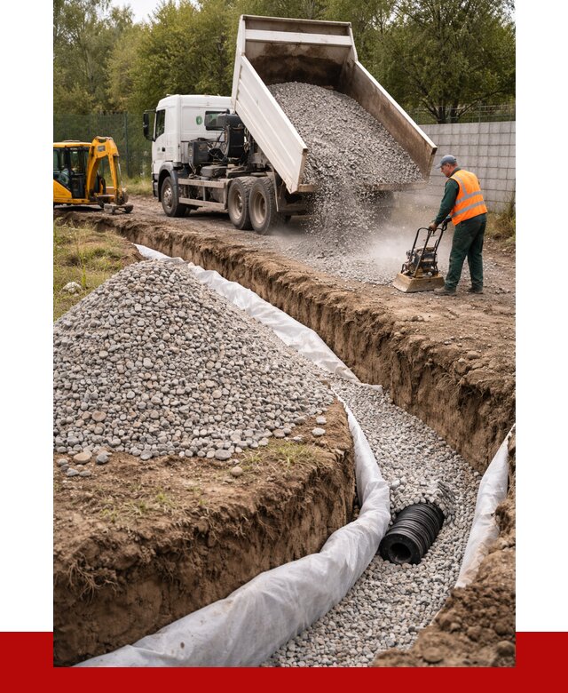 Щебень для дренажа в Алексине от 2033 р., ПРОНЕРУДЛкс доставка