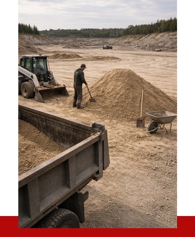 Карьерный песок среднезернистый в Алексине, от 2417 р. ПРОНЕРУДЛкс