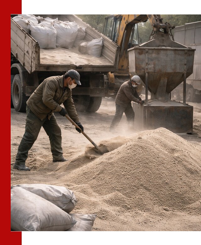 Кварцевый песок для пескоструя в Алексине — доставка и качество