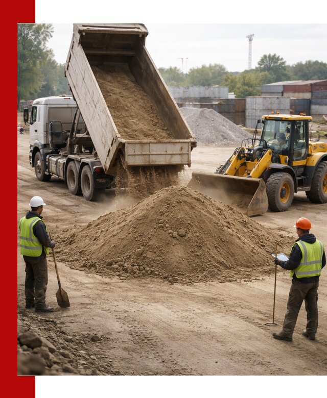 Доставка и продажа пескогрунта оптом и в розницу в Алексине