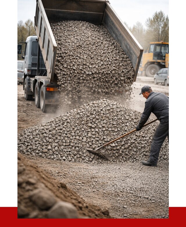 Гравий фракция 20-40 в Алексине от 2747 р. доставка | ПРОНЕРУДЛкс