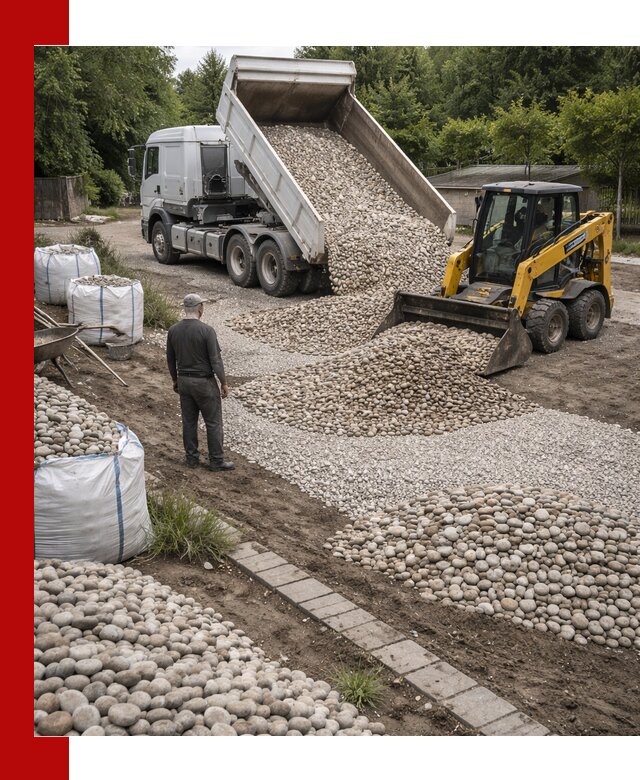 Доставка морской гальки оптом и в розницу в Алексине
