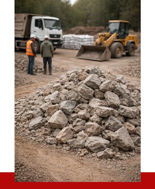 Купить бутовый камень с доставкой в Алексине от 2527 р. | ПРОНЕРУДЛкс