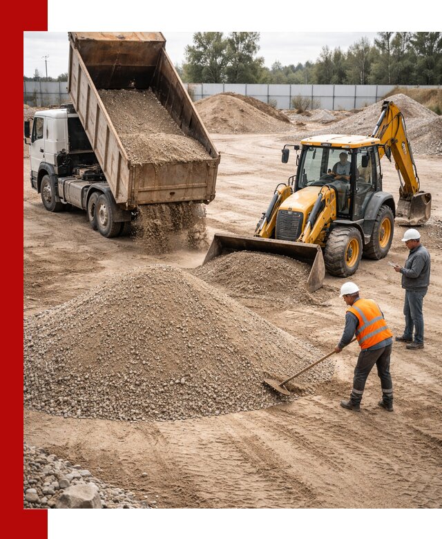 Поставка и доставка ПГС С4 в мешках и самосвалах в Алексине