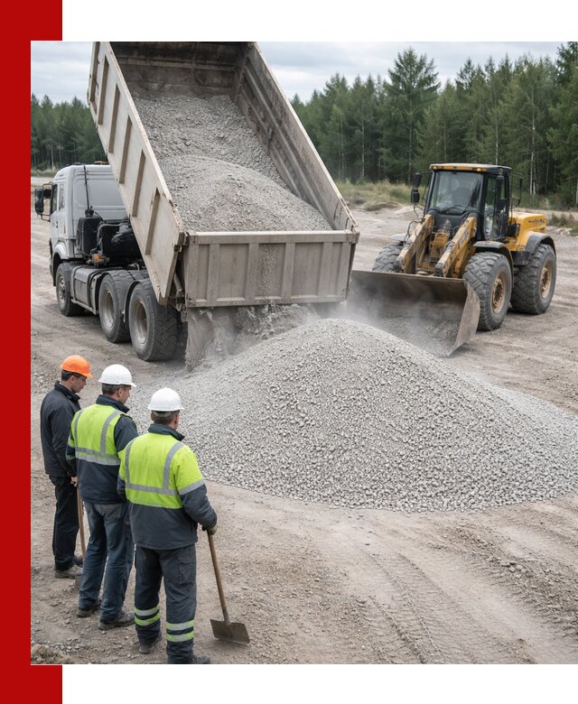 Известняковый отсев 0-5 доставка в Алексине быстро и выгодно