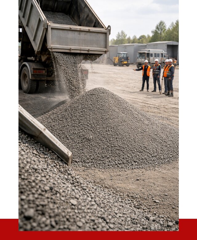 Гравийный отсев 0-5 в Алексине от 1319 р. с доставкой | ПРОНЕРУДЛкс