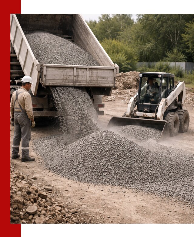 Доставка гравийного отсева 0-5 в Алексине оптом и в розницу