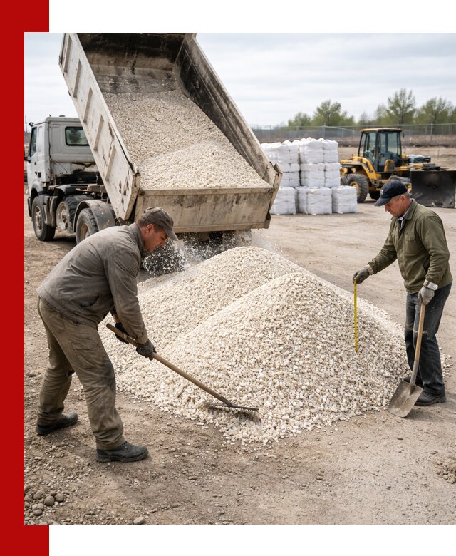 Мраморная крошка с доставкой и разгрузкой в Алексине