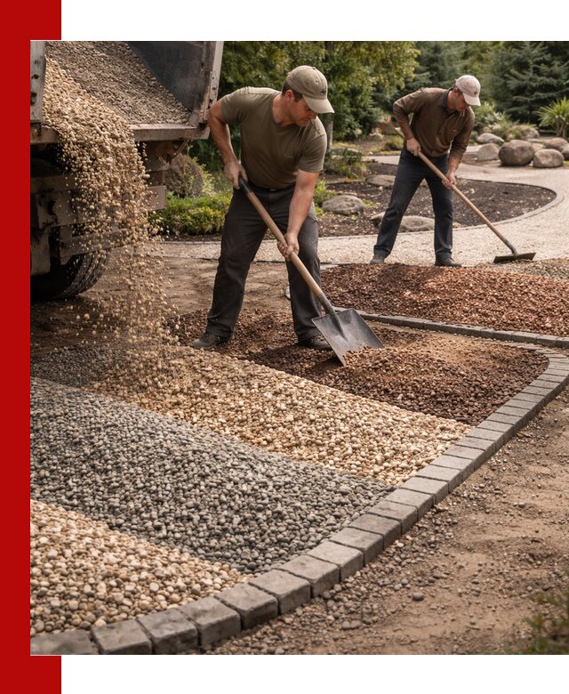 Декоративная крошка для ландшафта в Алексине — продажа и доставка