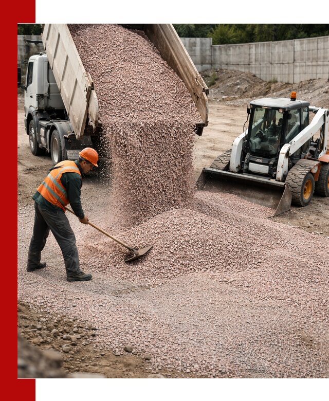 Крошка розовый гранит с доставкой в Алексине от производителя