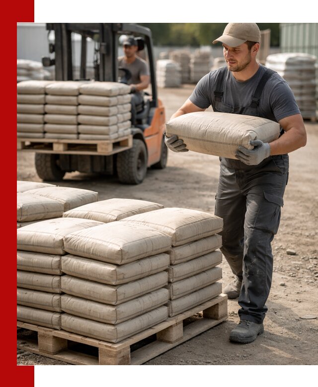 Доставка цемента в мешках оптом и в розницу в Алексине