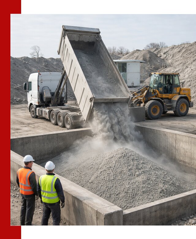 Доставка цемента навалом в Алексине крупными партиями