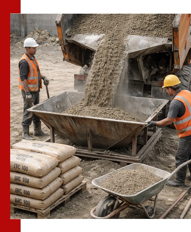 Доставка цементно-песчаной смеси М100 в Алексине