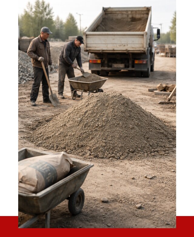 Цементно-песчаная смесь М150 в Алексине от 5164 р. | ПРОНЕРУДЛкс