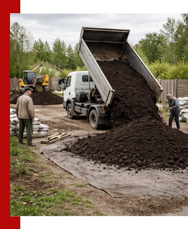 Доставка качественного почвогрунта в Алексине оптом и в розницу