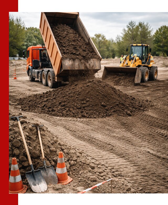 Поставка и доставка планировочного грунта в Алексине