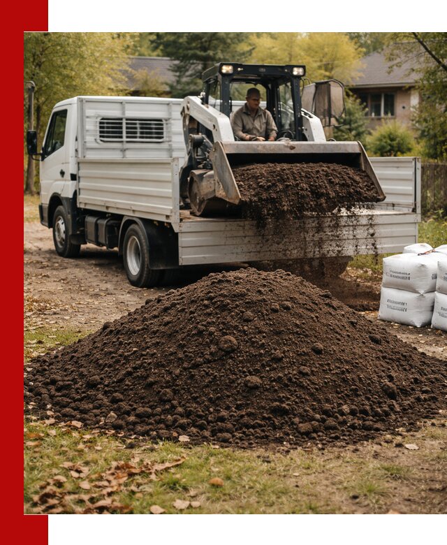 Доставка садовой земли в больших объёмах в Алексине