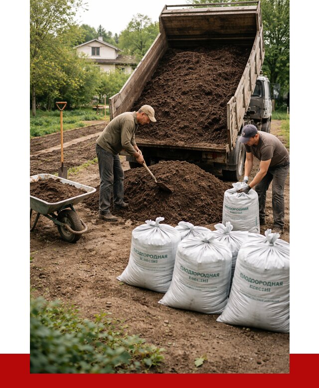 Плодородная смесь в Алексине от 4615 р./куб с доставкой | ПРОНЕРУДЛкс