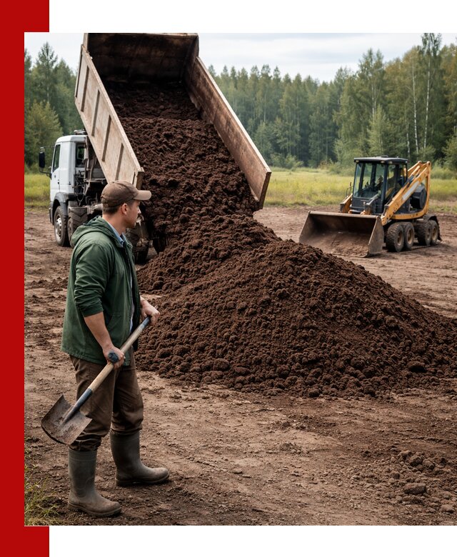 Купить верховой торф с доставкой в Алексине для садоводства и растений