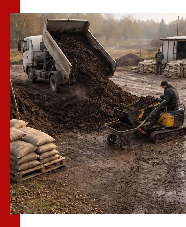 Кислый торф в доставке по выгодным ценам в Алексине