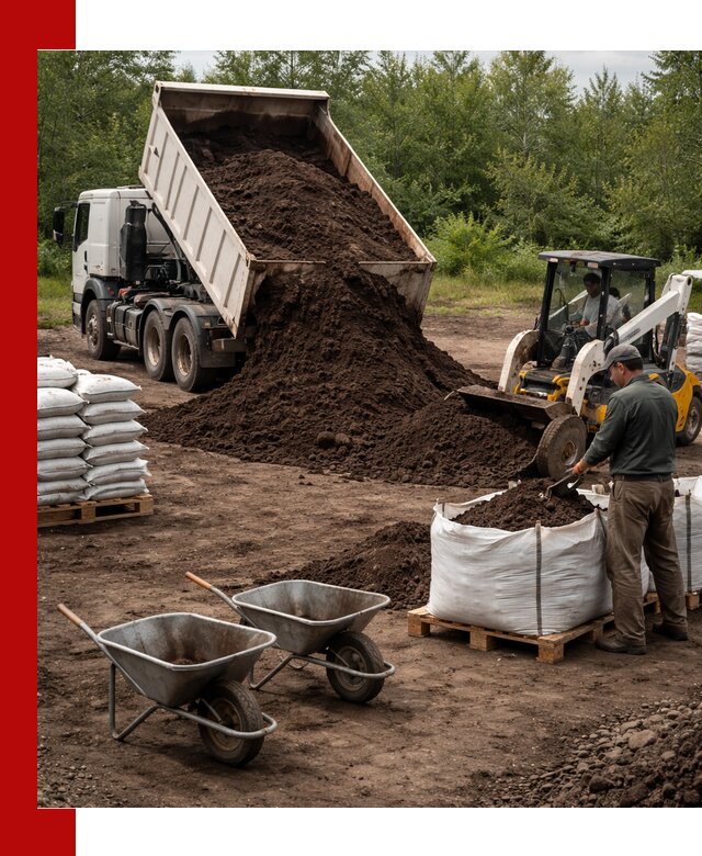 Доставка и продажа торфогрунта в Алексине оптом и в розницу