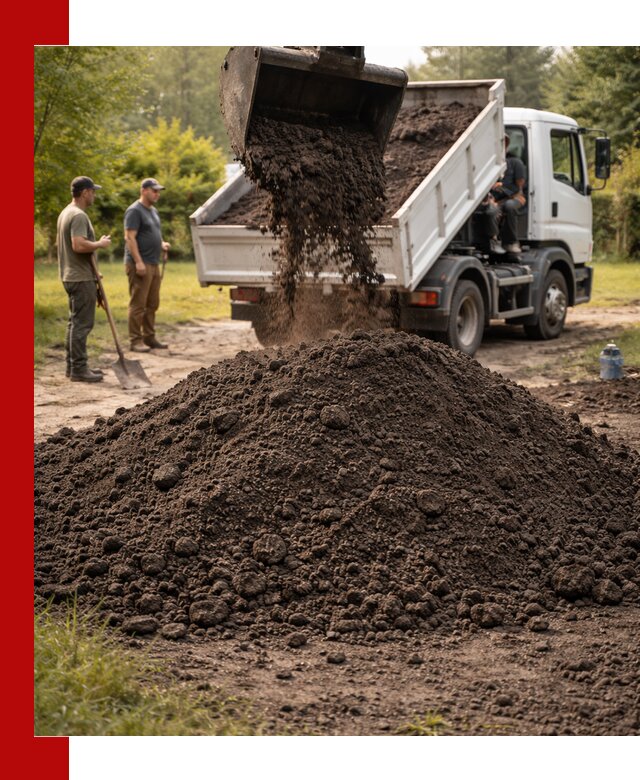 Доставка и продажа чернозема в Алексине оптом и в розницу