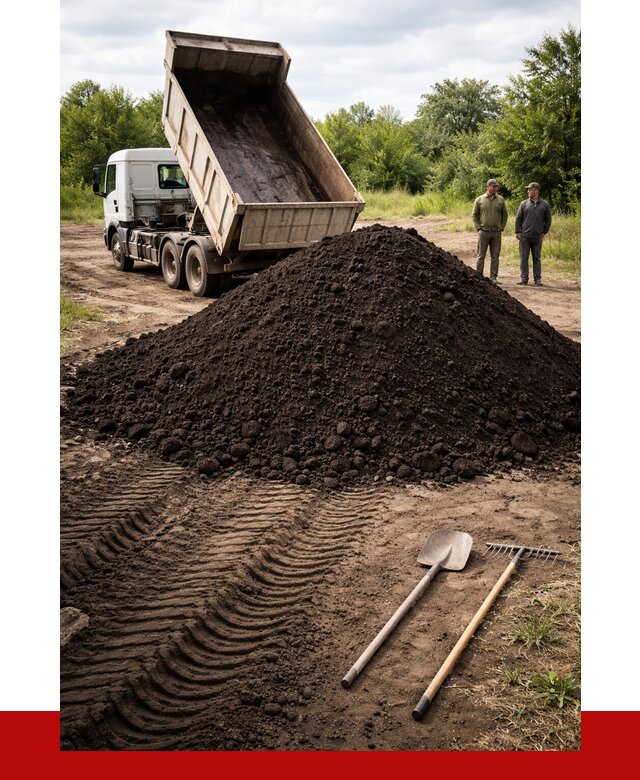 Купить чернозем навалом в Алексине от 1319 р. за куб | ПРОНЕРУДЛкс