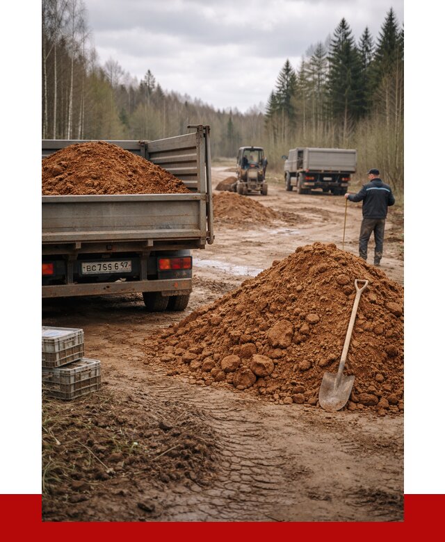 Глина и суглинки в Алексине от 4945 р. за куб | ПРОНЕРУДЛкс