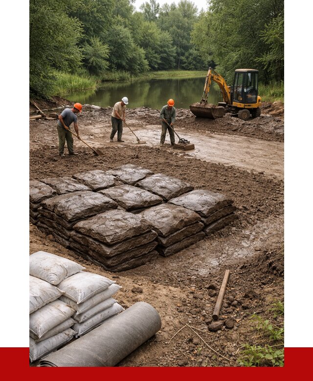 Купить глину для пруда в Алексине от 4945 р. с доставкой | ПРОНЕРУДЛкс