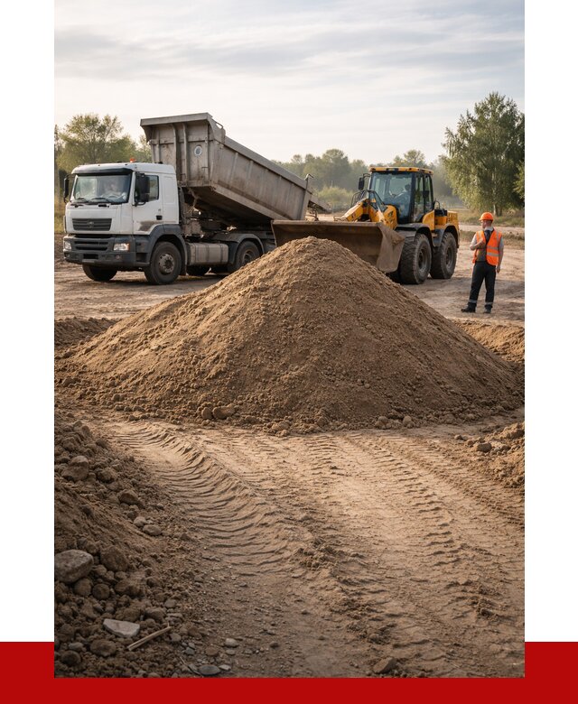 Купить песчаный грунт с доставкой в Алексине от 4615 р. | ПРОНЕРУДЛкс