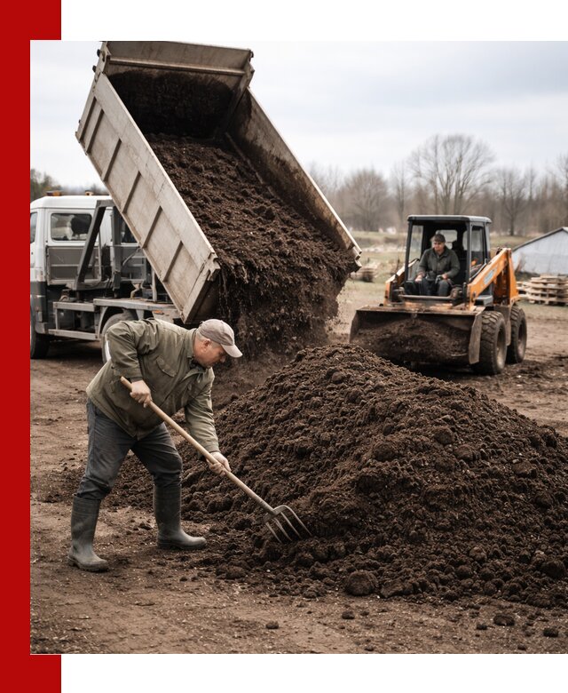 Доставка и продажа перегноя в Алексине быстро и дешево