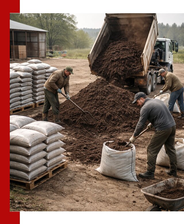 Доставка компоста оптом и в розницу в Алексине
