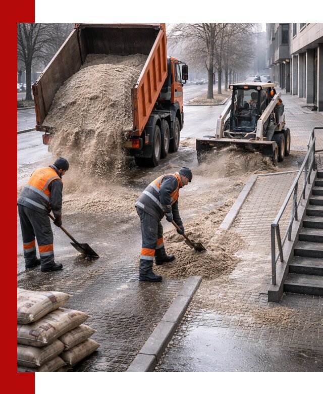 Поставка противогололедных материалов в Алексине