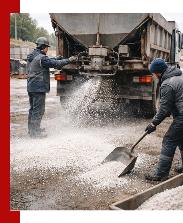 Доставка и продажа хлористого кальция в Алексине